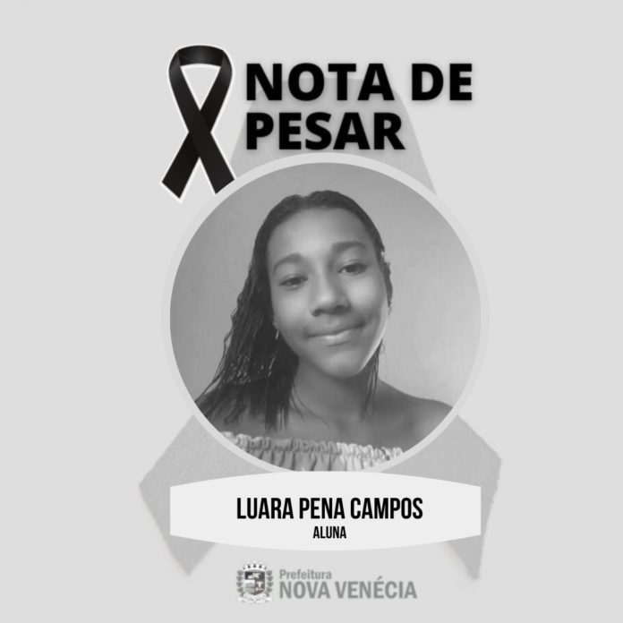 Nota de pesar: Luara Pena Campos