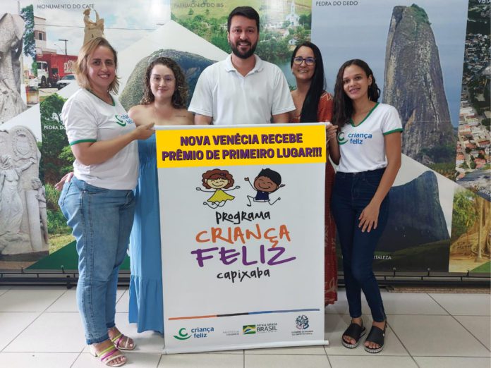 Nova Venécia recebe o Prêmio pelas Boas Práticas Pela Primeira Infância Capixaba (BPIC) edição 2022