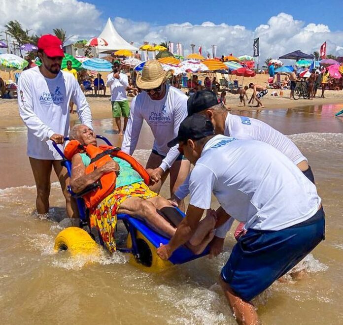 Praia Acessível: projeto retornará no carnaval no balneário Pontal do Ipiranga   		