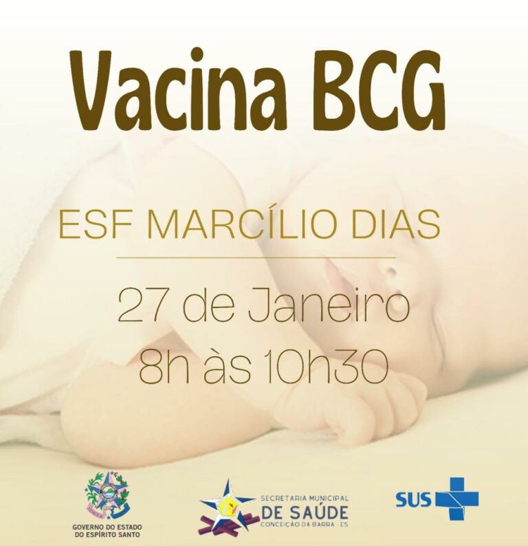 VACINAÇÃO BCG BRAÇO DO RIO I E MARCÍLIO DIAS. 