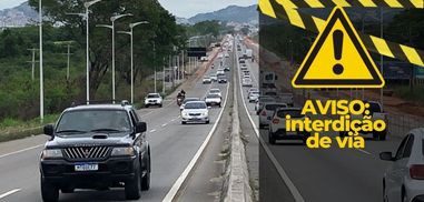 Interdição na Rodovia das Paneleiras para obras do novo viaduto de Carapina