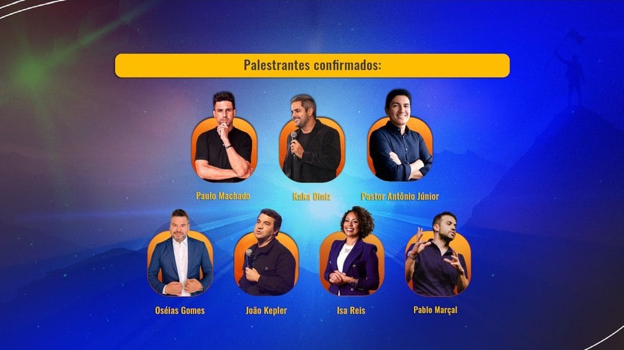 Participantes confirmados da primeira edição do ChristSummit Participantes confirmados da primeira edição do ChristSummit