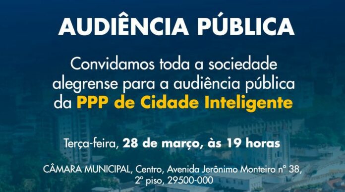 Audiência Pública – PPP de Cidade Inteligente