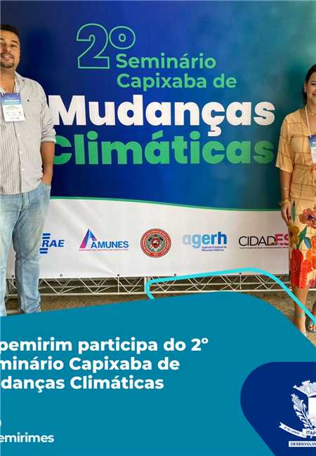 ITAPEMIRIM PARTICIPA DO 2º SEMINÁRIO CAPIXABA DE MUDANÇAS CLIÁTICAS