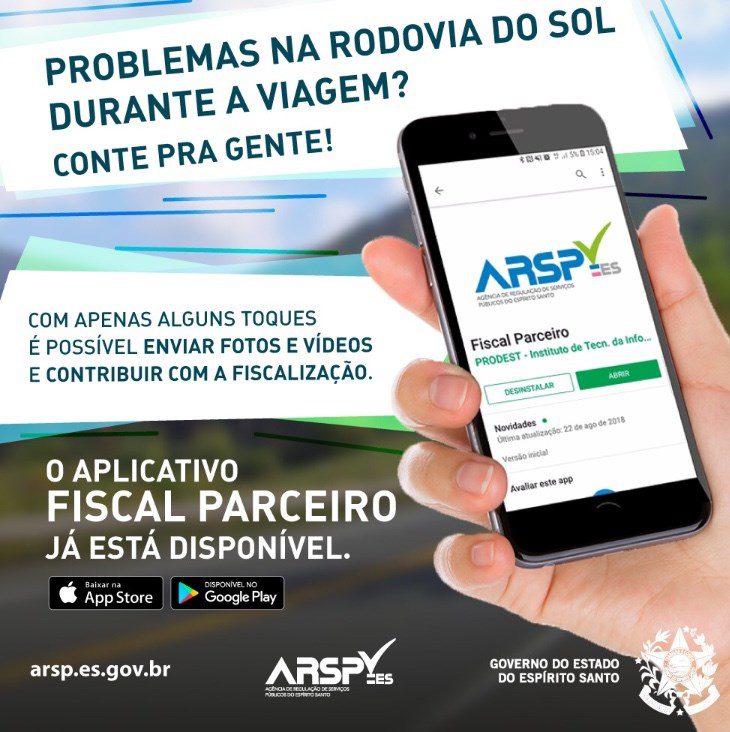 ARSP recebe demandas de usuários da Rodosol pelo aplicativo de celular ‘Fiscal Parceiro’