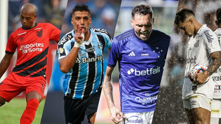 Brasileirão: Athletico-PR e Grêmio têm as melhores médias em 2023, enquanto Santos e Cruzeiro são os piores
