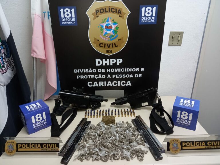 DHPP apreende armas em Cariacica