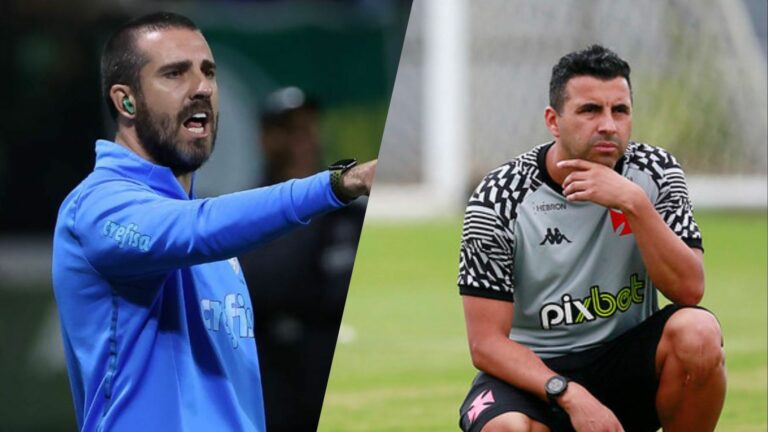 Duelo entre Vasco e Palmeiras pelo Brasileiro terá auxiliares no comando das equipes