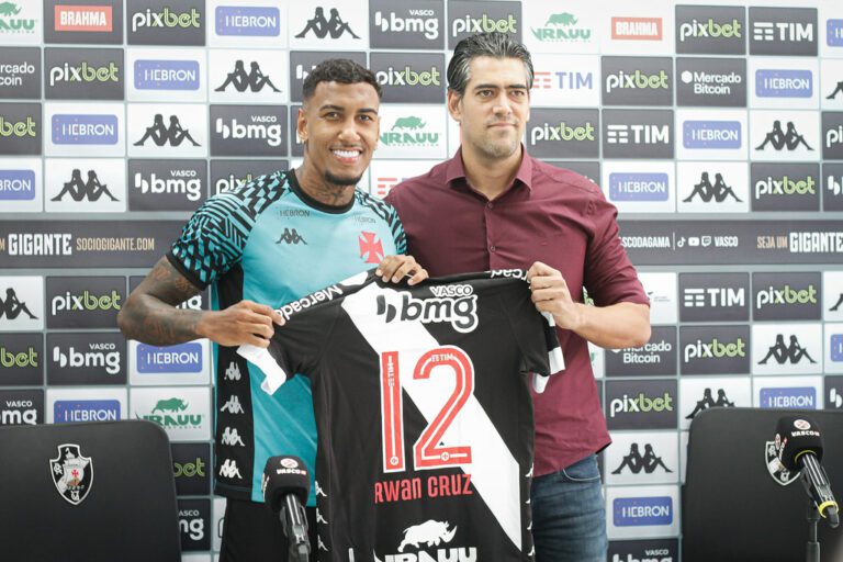 Ex-Santos, Rwan Cruz é apresentado oficialmente no Vasco