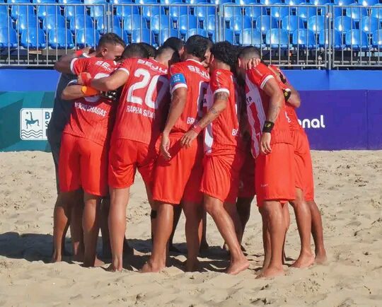 Anchieta goleia o Corinthians (SP) e já classificado enfrentará o ABC (RN) nesta terça-feira (18) no Brasileiro de Beach Soccer