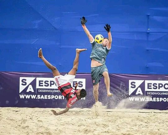 Anchieta goleia o Flamengo (RJ) e enfrenta hoje (sexta, 21) o Vasco (RJ) nas semifinais no Brasileiro de Beach Soccer