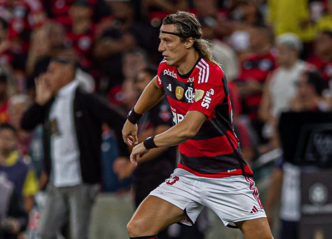David Luiz passa por controle de carga e desfalca Flamengo em jogo contra o Internacional pelo Brasileirão