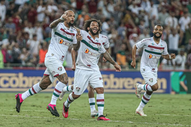 Felipe Melo provoca Flamengo ao comemorar primeiro gol pelo Fluminense