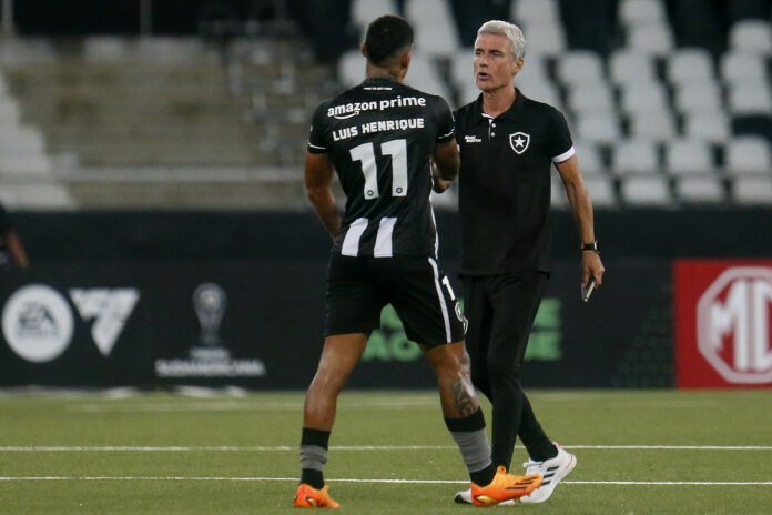 Luís Castro elogia atuação do Botafogo na Copa Sul-Americana