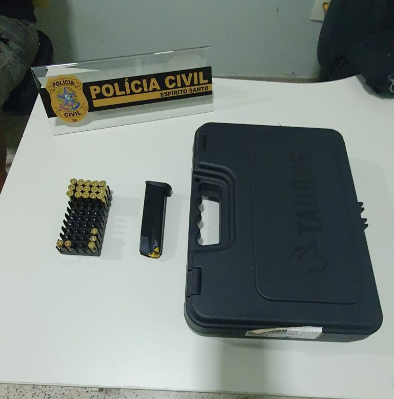 PCES prende suspeito com munições durante operação em Guarapari