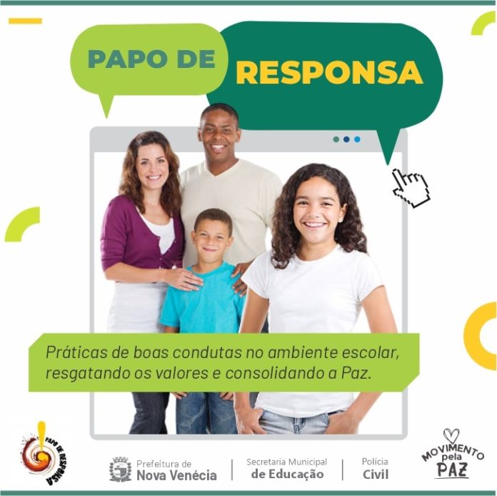 Parceria entre município e Polícia Civil leva programa Papo de Responsa para escolas