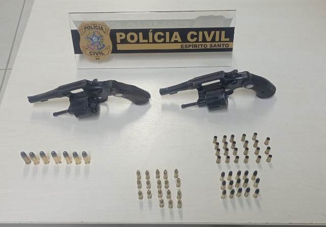 Polícia Civil apreende duas armas durante operação em Pancas