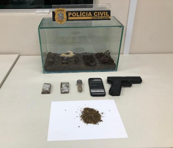 Polícia Civil realiza operação em Piúma e apreende drogas