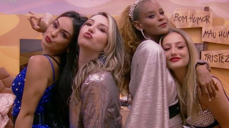 Larissa, Amanda, Aline e Bruna formam Top 4 do 'BBB 23'