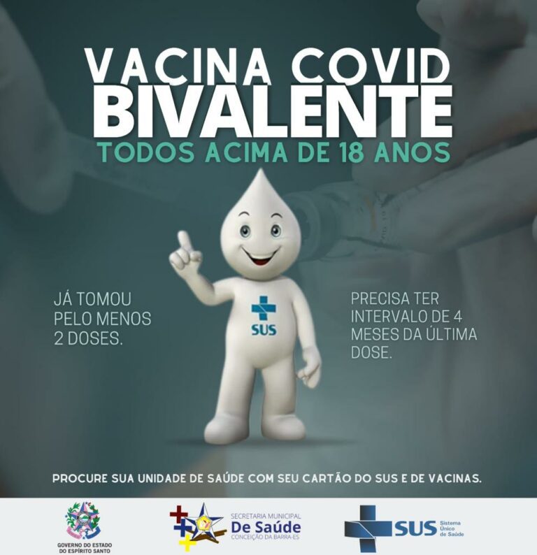 VACINA COVID BIVALENTE - TODOS ACIMA DE 18 ANOS