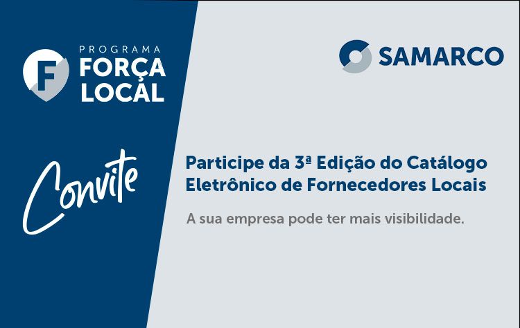 Samarco: Força Local está com inscrições abertas para o Catálogo de Fornecedores