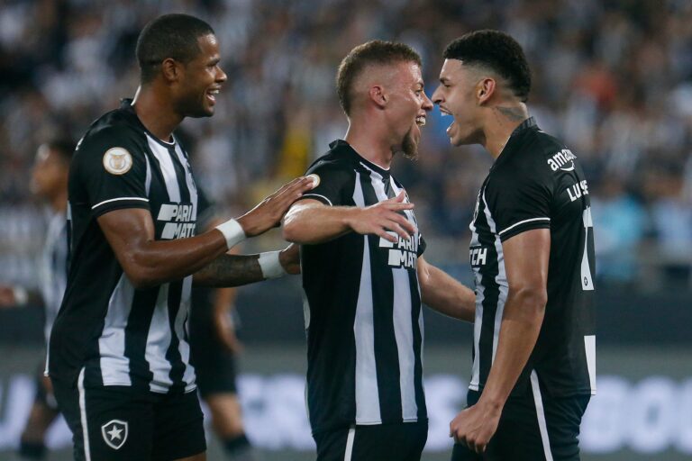 Botafogo vence América-MG e aumenta vantagem sobre o Palmeiras no Brasileiro
