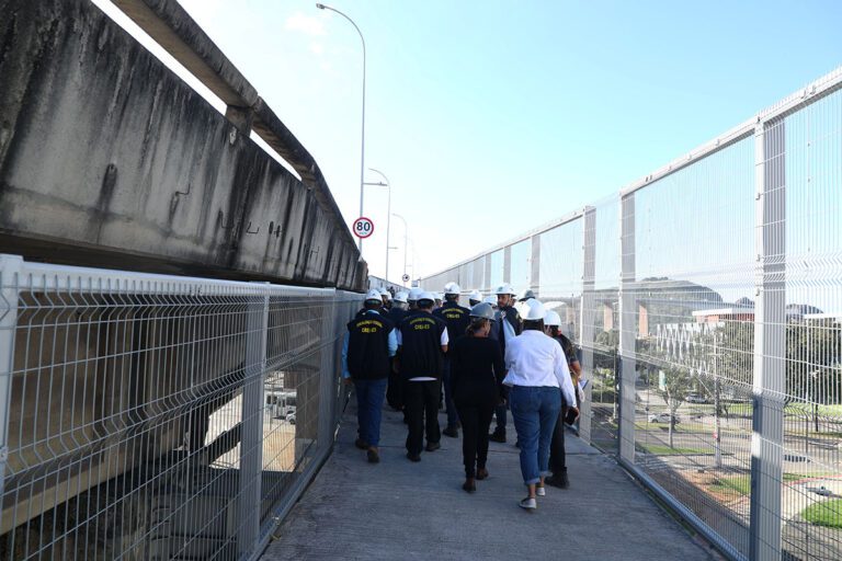 Comissão vistoria obras na Terceira Ponte 