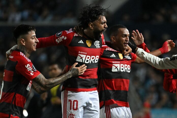 Após voltar a marcar, Gabigol lamenta empate do Flamengo contra o Racing pela Libertadores
