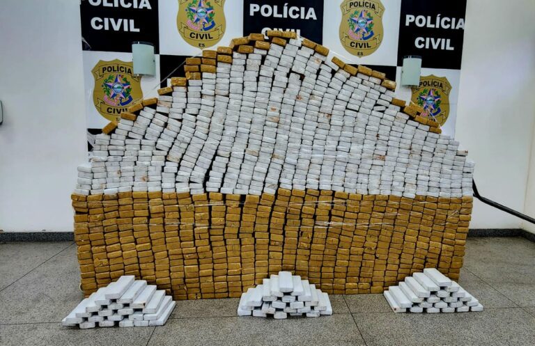 Polícia Civil apreende mais de uma tonelada de drogas que seriam distribuídas na Grande Vitória 