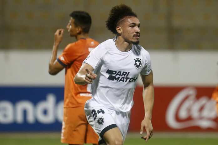 Adryelson vira dúvida para o Botafogo antes de jogo contra o Palmeiras