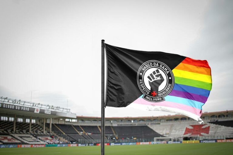 Em campanha contra homofobia no futebol, Vasco terá bandeirinhas personalizadas contra o Cuiabá