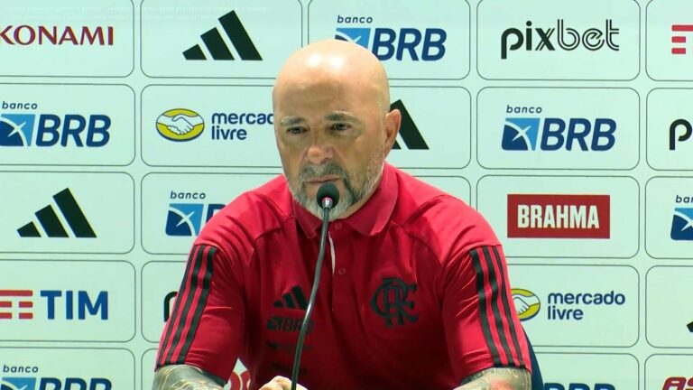 Sampaoli admite surpresa com goleada sofrida pelo Flamengo: “Partida muito atípica, eu não esperava”