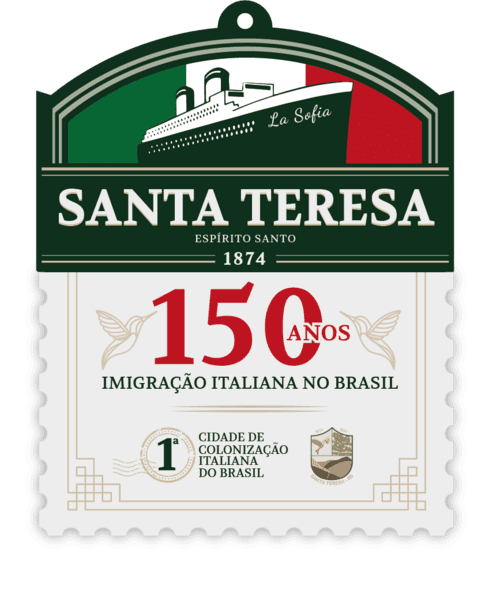 Lançado “Selo Santa Teresa (1874), 150 anos da Imigração Italiana: Aqui começou a imigração Italiana no Brasil”.