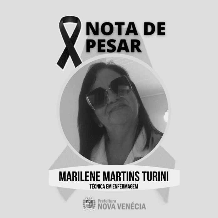 Nota de pesar: Marilene Martins Turini