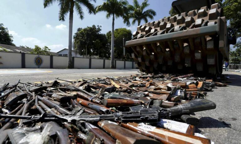 Polícia Civil de Guaçuí enviou 123 armas de fogo para serem destruídas