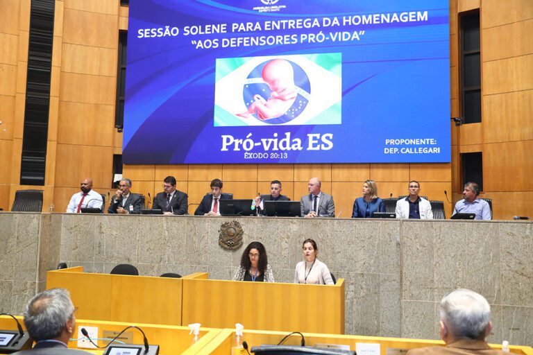 Solene homenageia movimento contra aborto 