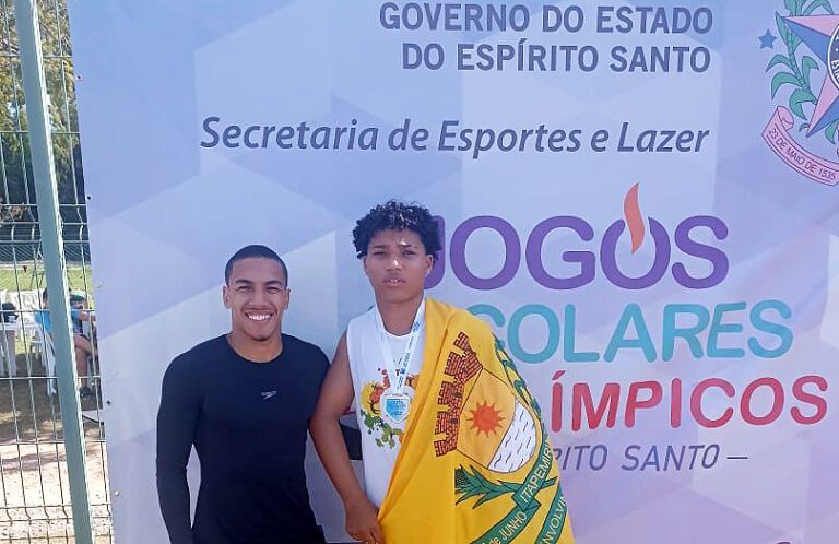 Itapemirim: o jovem Kaillan Silva conquista o seu primeiro ouro nos Jogos Escolares Paralímpicos do Espírito Santo