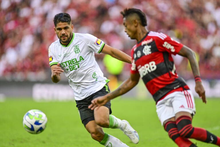 Bruno Henrique comemora retorno e analisa empate do Flamengo com o América-MG