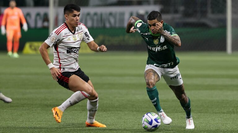 Em jogo marcado por paralisações no primeiro tempo, Palmeiras e Flamengo empatam pelo Brasileirão