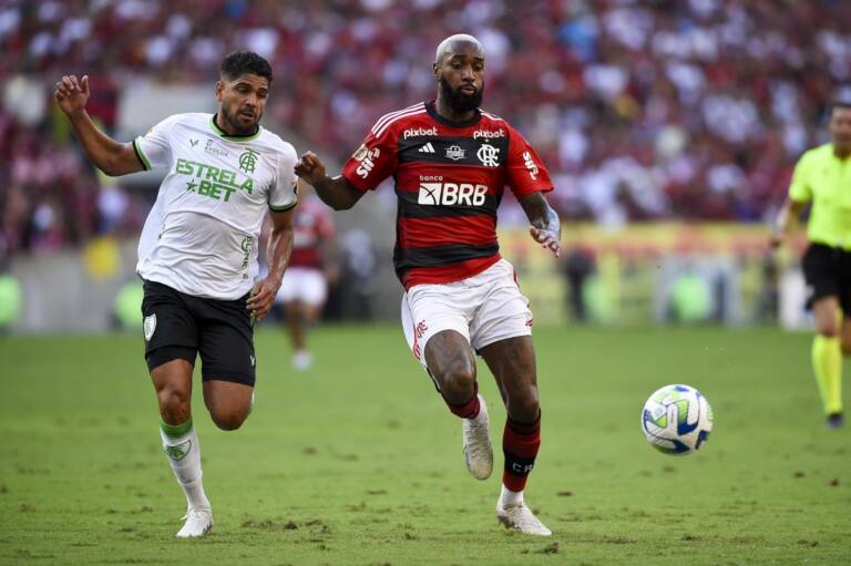 Flamengo marca no fim e termina empatado contra o América-MG pelo Brasileirão