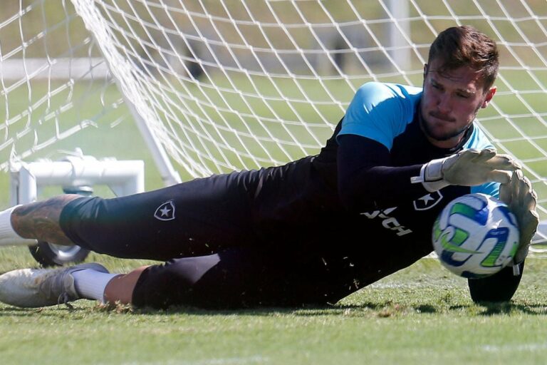 Goleiro do Botafogo, Lucas Perri divide méritos por bom momento da defesa