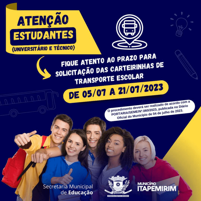 ATENÇÃO ESTUDANTES DE ITAPEMIRIM!!!