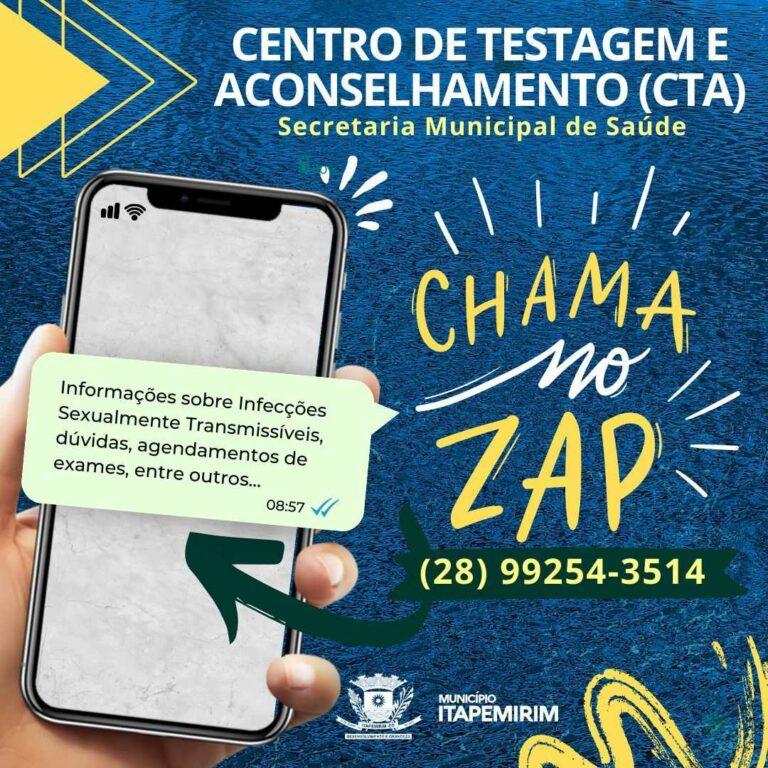 WHATSAPP PARA QUE A POPULAÇÃO POSSA RECEBER INFORMAÇÕES SOBRE INFECÇÕES SEXUALMENTE TRANSMISSÍVEIS