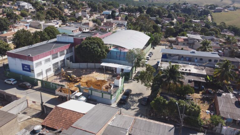 Prefeitura realiza obra de reforma e ampliação na escola do bairro Céu Azul