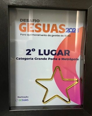 Prefeitura de Guarapari recebe prêmio na gestão do SUAS/2023