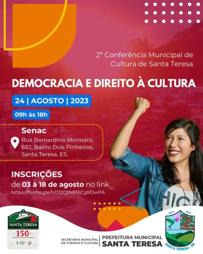 2ª CONFERÊNCIA MUNICIPAL DE CULTURA !