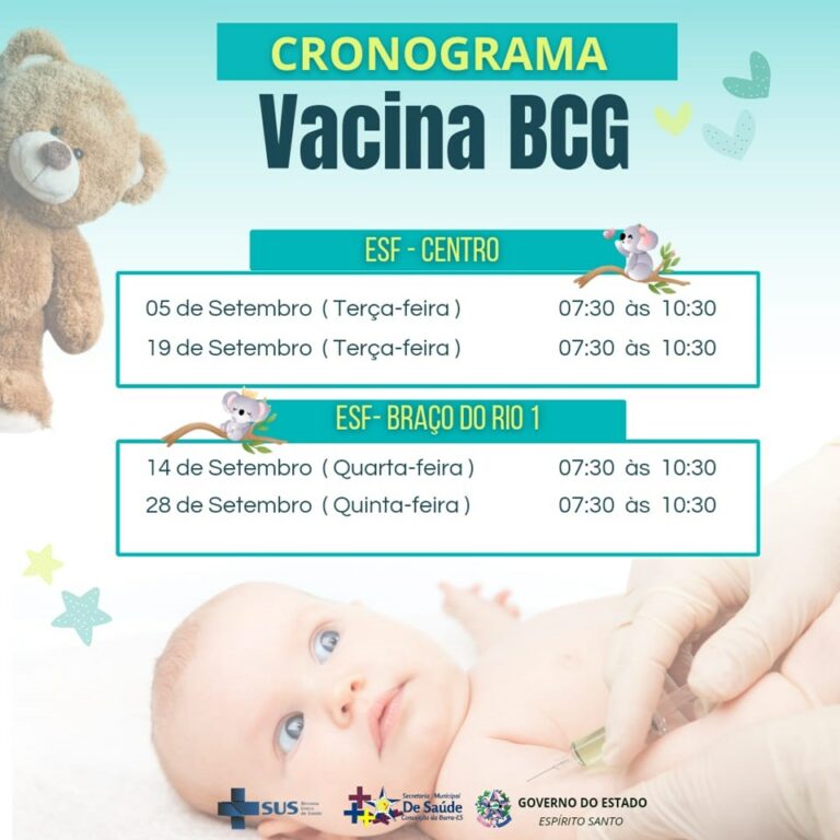 Cronograma Vacina BCG