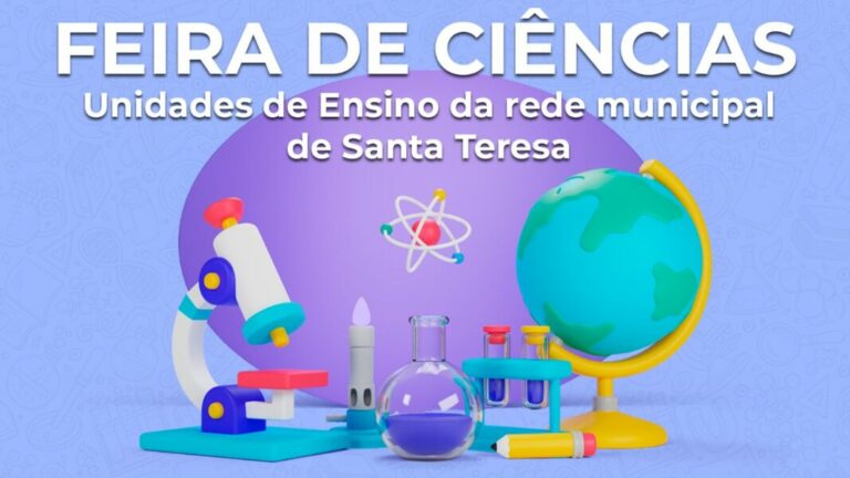 Estudantes da Rede Municipal de Ensino de Santa Teresa preparam projetos para Feira de Ciências nas escolas