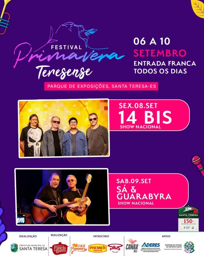 Festival Primavera Teresense abre a estação mais florida do ano em Santa Teresa