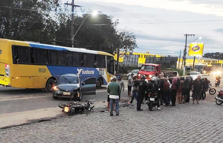 Marataízes: acidente deixa motociclista gravemente ferido no Alto Marataízes